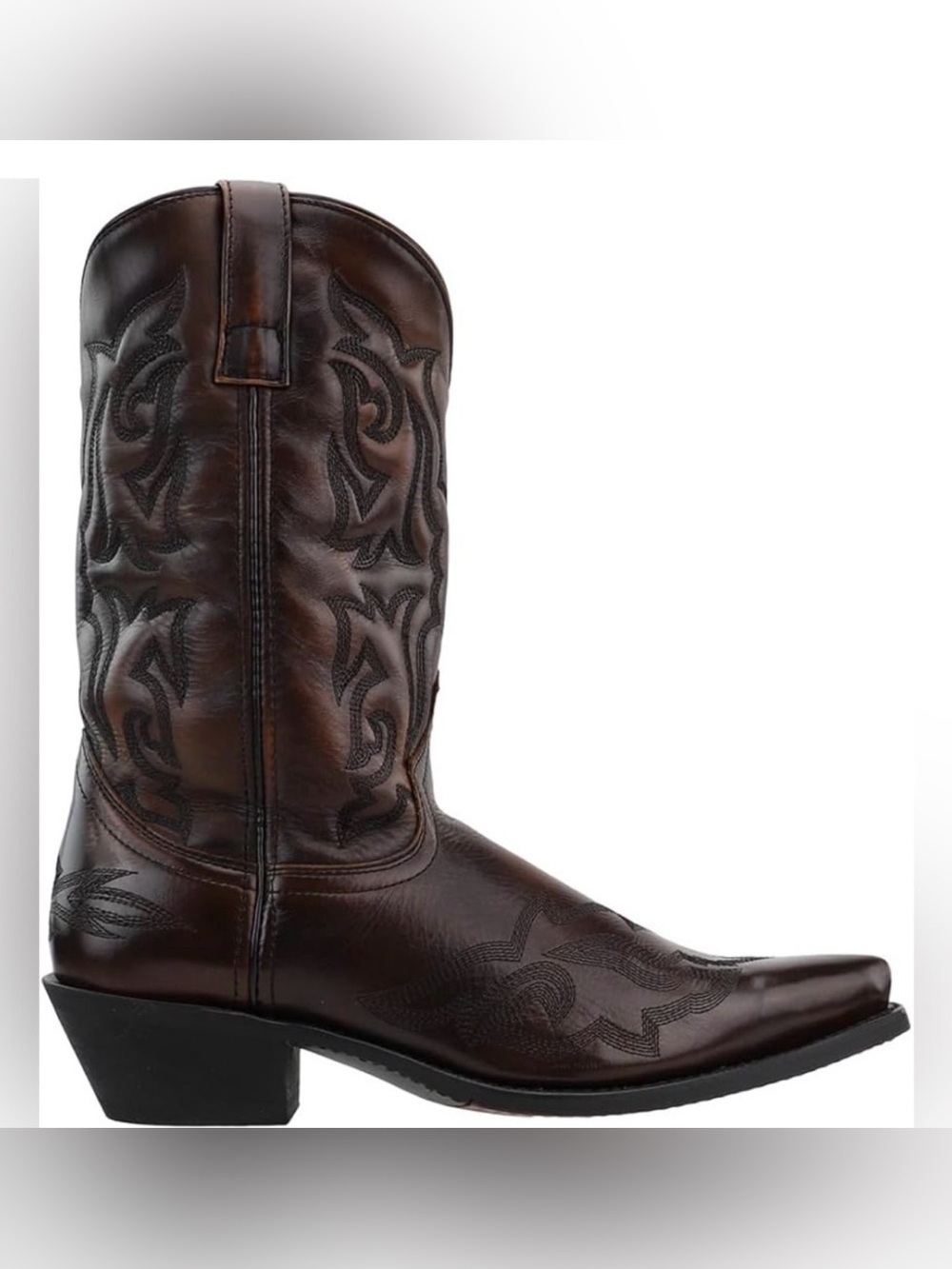 Laredo Men's Hawk Leather Western Cowboy Boots Size 8.5D